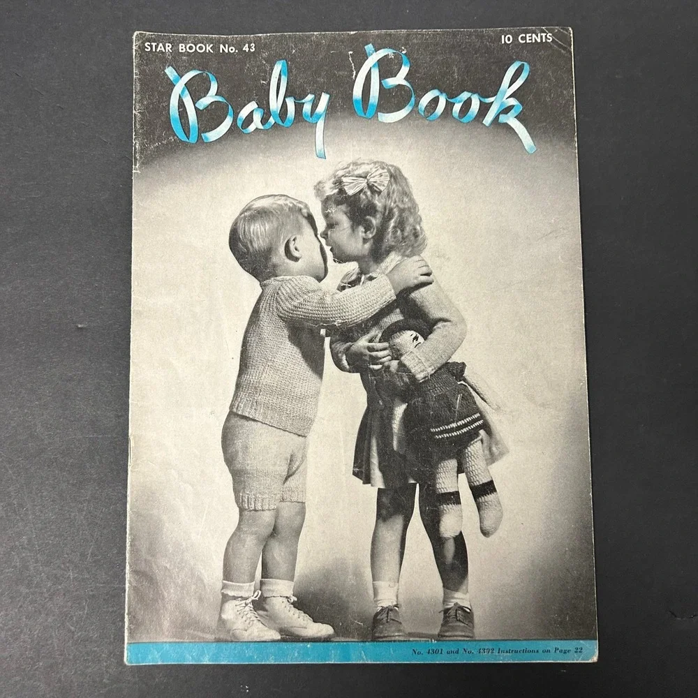 Vintage Knitting‎ Crochet Pattern Booklets Lot Mary Maxim Star Baby Book Good